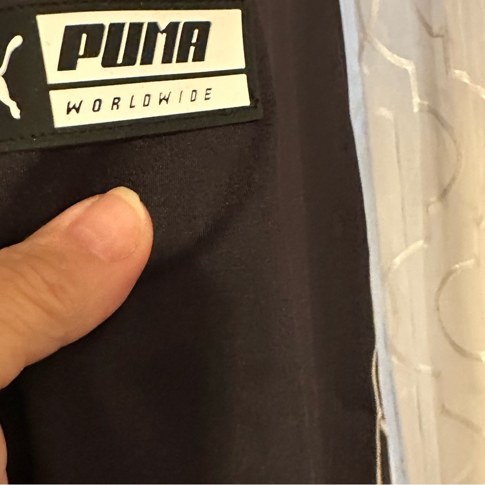 Puma Black and White Pencil Skirt with pink Waistband - Picture 3 of 4